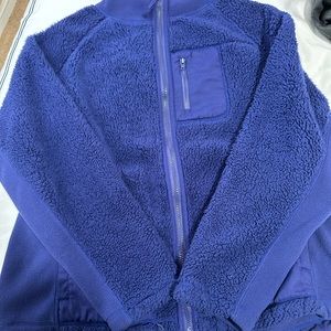 Faded Glory Purple Zip Up Jacket